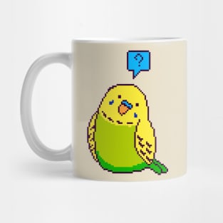 One curious budgie Mug